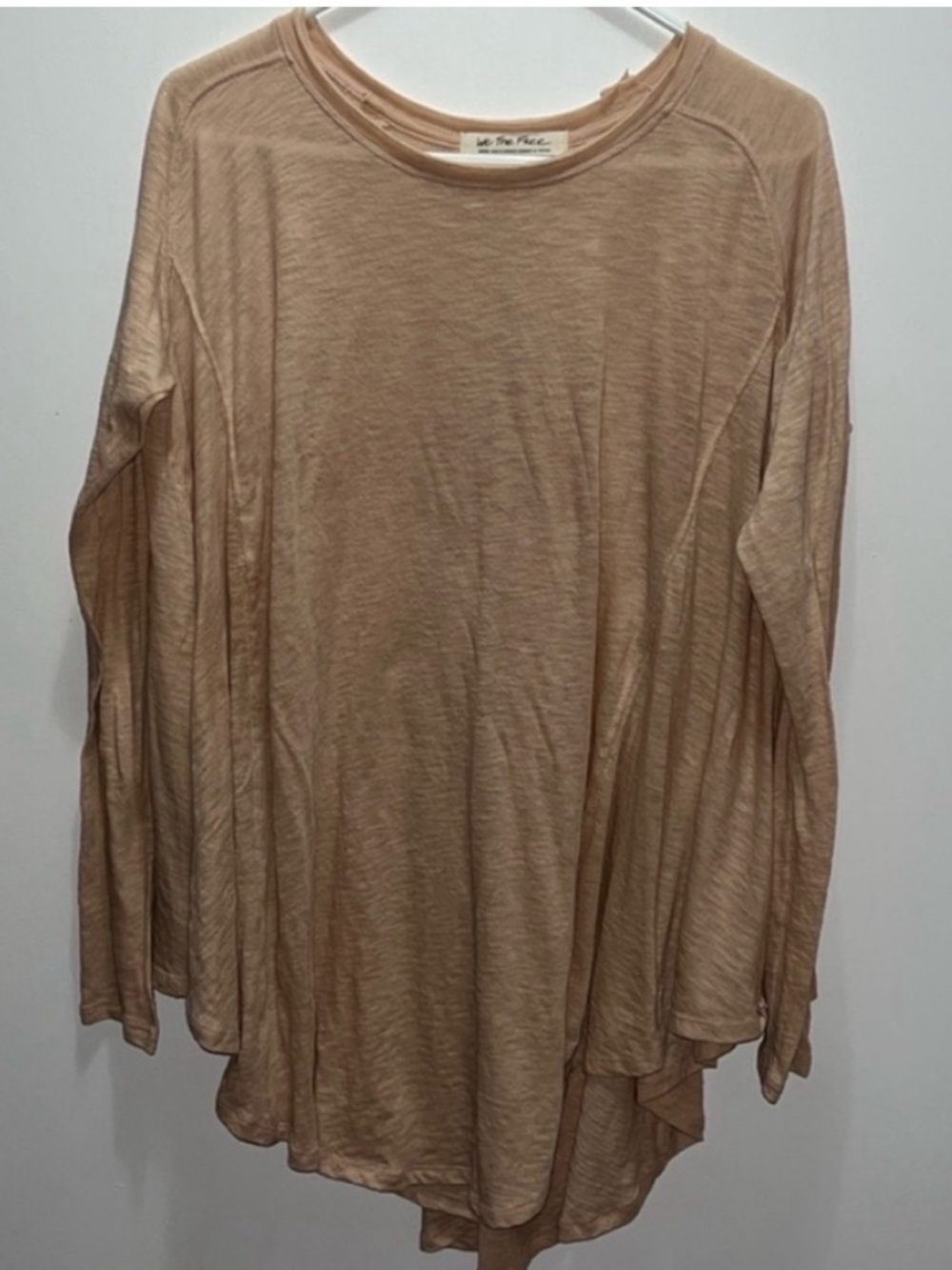 We The Free Peach Long Sleeve Size Small